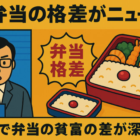 お弁当の格差がニュースになりました報道された内容とは