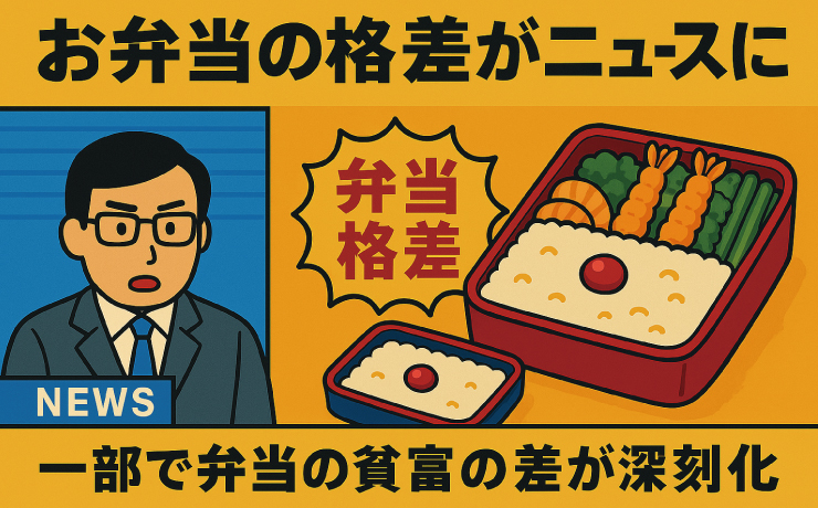 お弁当の格差がニュースになりました報道された内容とは