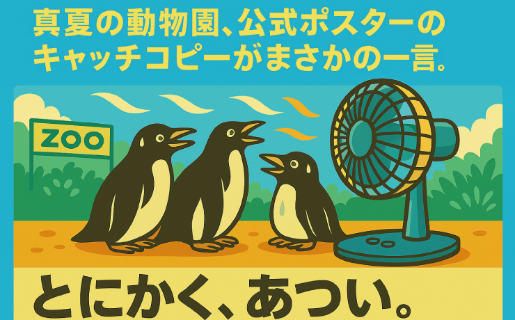 真夏の動物園、公式ポスターのキャッチコピーがまさかの一言何と書かれていた