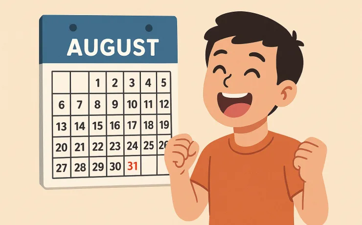 8月31日が祝日になりました