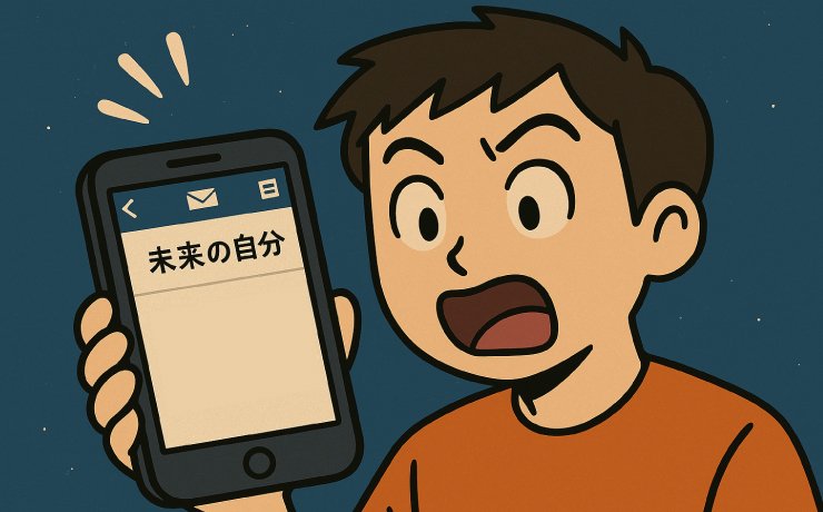 未来の自分から届いたのは、1通のメールだった。その内容とは
