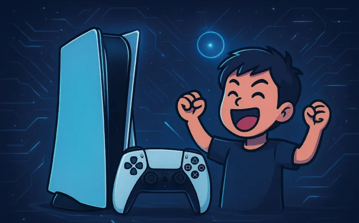 20XX年PlayStation13が発売！ゲーマー歓喜の新機能とは？