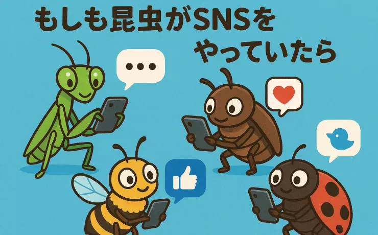 もしも昆虫がSNSをやっていたら