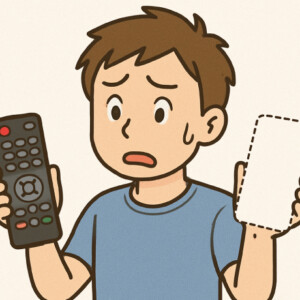 スマホと間違えてテレビのリモコンを持ってきてしまったあなた。最高にかっこいい言い訳は？2