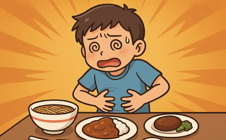 食欲の秋で食べすぎて苦しい！食べ終わったあなたの衝撃の一言は？