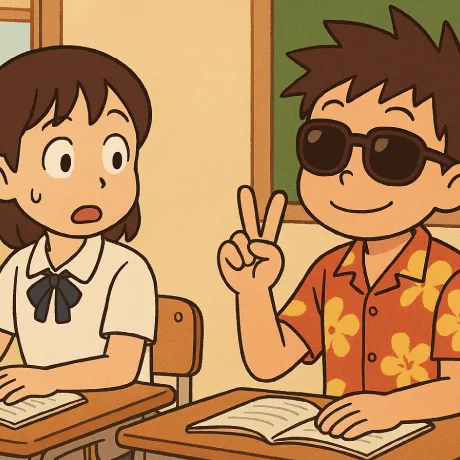 夏休み明け、隣の席の人がものすごい夏休みデビューをしていた。どう変わった？