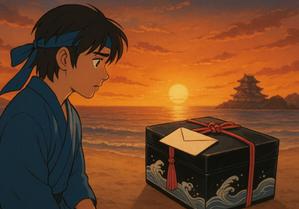 浦島太郎が乙姫からもらった玉手箱には手紙がそえられていました。なにが書かれていましたか?2