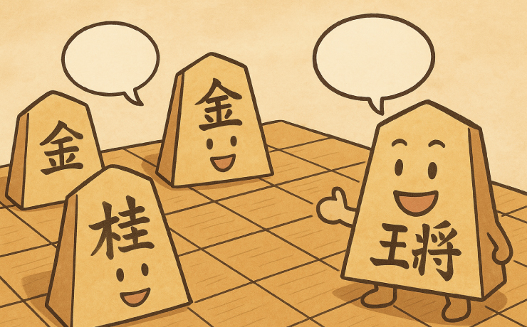 もしも将棋の駒が喋ったら何て言いますか?