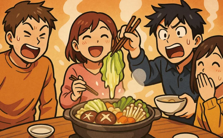 鍋パーティーでありがちなこと。