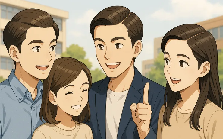 七三分けが流行中！？その意外すぎる理由とは