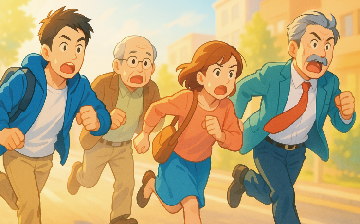 師も走ると書いて師走。えっ、こんな人まで走りだした?