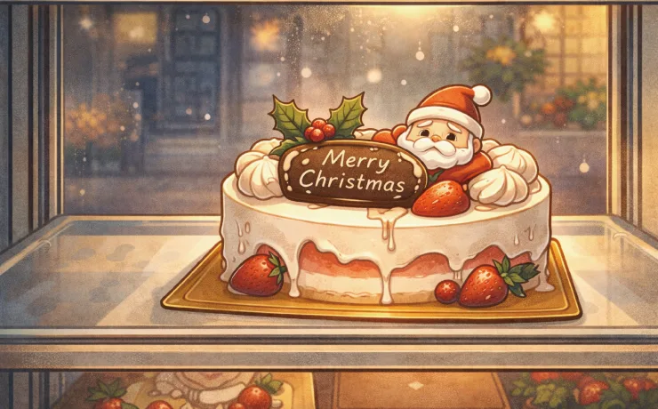 12月25日の夜、店頭に残っているクリスマスケーキがもし喋ったら?