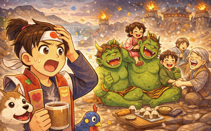 鬼ヶ島についた桃太郎。そこで目にした衝撃の光景とは?