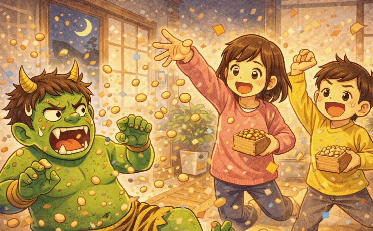 お題124問目:『鬼は外、◯◯◯は内。』この◯◯◯に一言を入れて面白くしてください。