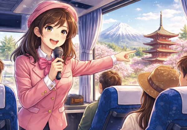 お題123問目:バスガイドさん「右手に見えますのが◯◯◯でございます。」この◯◯◯に一言を入れて面白くしてください。