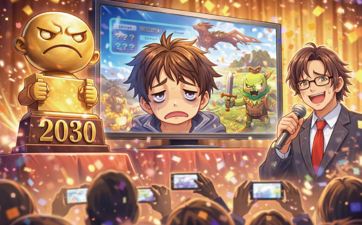 お題155問目:2030年のクソゲーオブ・ザ・イヤーに輝いたゲームタイトルは?
