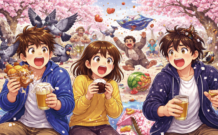 お題147問目:こんな花見は嫌だ!