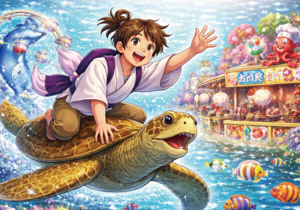 お題149問目:浦島太郎が連れて行かれた場所が予想外すぎた。それはどこ?