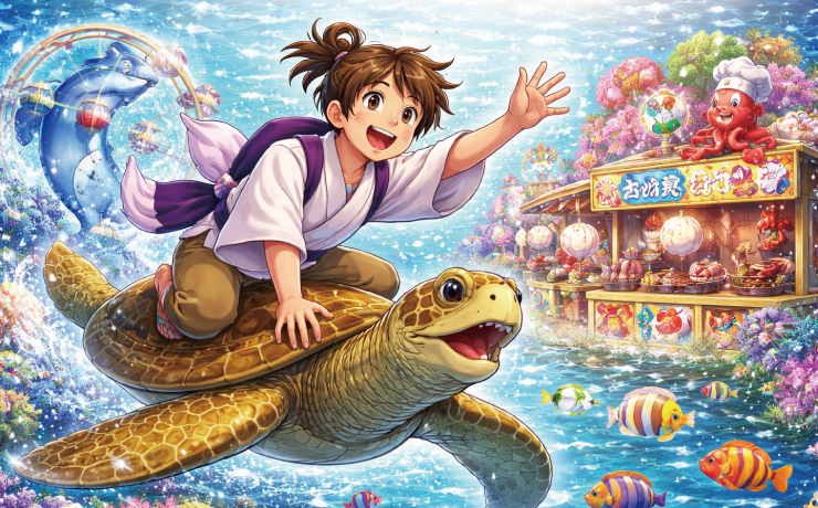 お題149問目:浦島太郎が連れて行かれた場所が予想外すぎた。それはどこ?