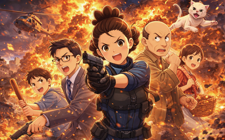 お題162問目:もしもサザエさんがアクション映画化したら?そのタイトルは何?