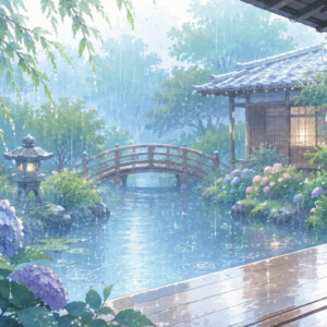 なぞかけ。五月雨とかけて◯◯◯◯とときます。その心は？