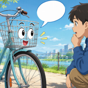 もしも自転車が喋ったらなんて言う？