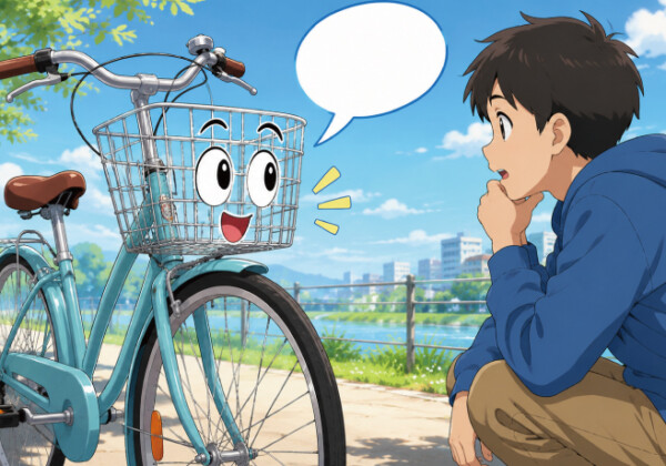 もしも自転車が喋ったらなんて言う?