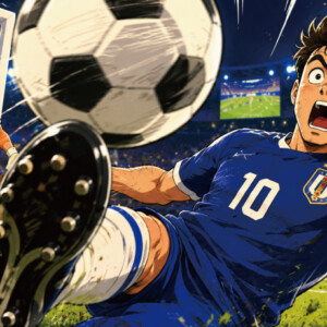 ワールドカップの試合中継で偶然撮れた衝撃映像はなんですか？