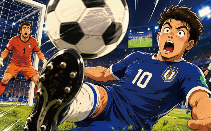 ワールドカップの試合中継で偶然撮れた衝撃映像はなんですか?