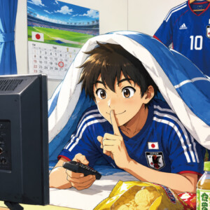 ワールドカップの日本戦が観たくてズル休みをすることに。なんて言ってズル休みをしますか？
