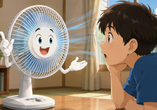 突然しゃべりだした扇風機。第一声は何と言いましたか?