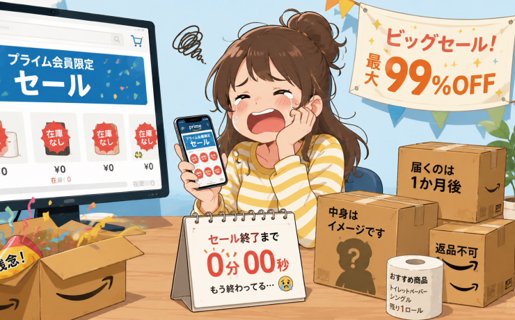 こんなアマゾンプライムセールはいやだ