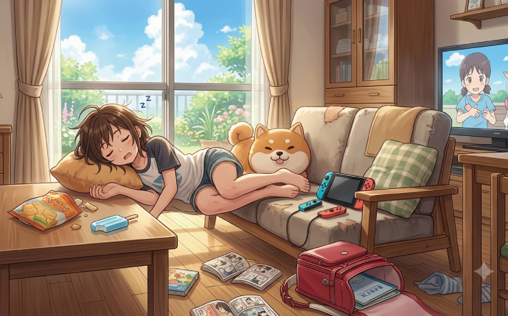 夏休みの初日にありがちなことはなんですか?