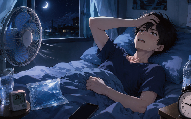 暑くて眠れない夜にありがちなことはなんですか?