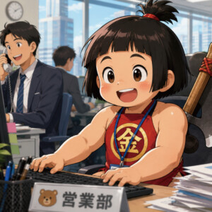 熊と相撲を取っていた金太郎が現代に転生！就職先はどこ？
