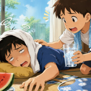 夏バテでぐったりしている友達に声をかけるとしたら？