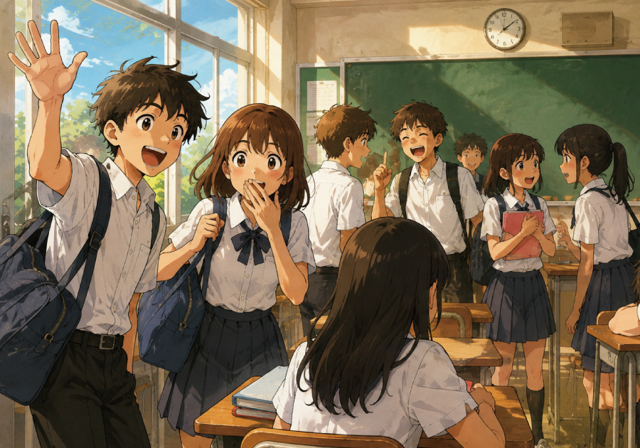 久しぶりの学校!夏休み明けの初日にありがちなこと