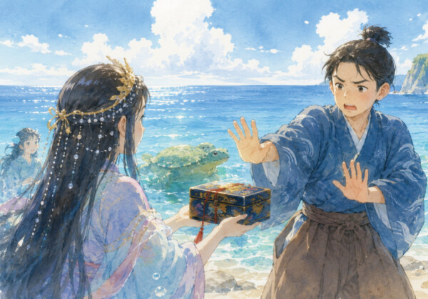 浦島太郎が玉手箱を受け取るのを断りました。その理由とは?
