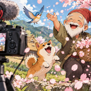 花咲じいさんがYouTuberになりました。チャンネル名を考えてください
