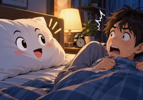 あなたの枕が突然一言だけしゃべりました。何と言いましたか?